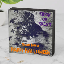 Personalize Halloween Cat