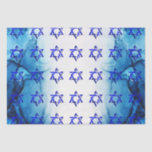 Personalize HANUKKAH HEBREW STARS Tissue Paper<br><div class="desc">HAPPY HANUKKAH Holiday style Tissue Paper with Jewish symbol - Magen David. PERSONALIZED CUSTOM Gift Bag! Holiday Gift Tissue Paper perfect to festive during the season. . Unique Hanukkah Tissue Paper for Gift Bag and packing your unique gifts! Could be personalized with your text, your favorite picture or memory. Put...</div>