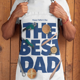 Personalize Happy Father's Day | The Best Dad Apron