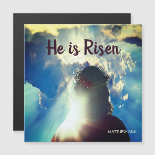 Personalize HE IS RISEN Religious Jesus Easter
