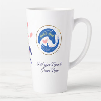 Personalize Heart to Heart, Soul to Soul Healing Latte Mug