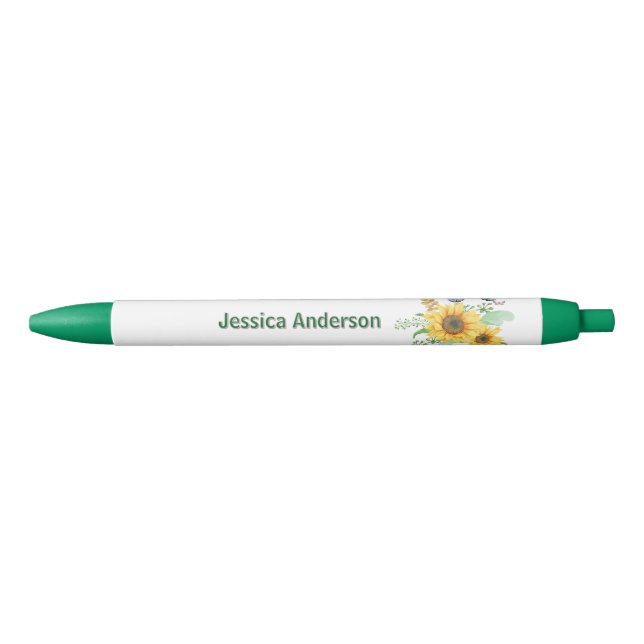 Personalize Hello The Spring Sunflower  Pen (Front)