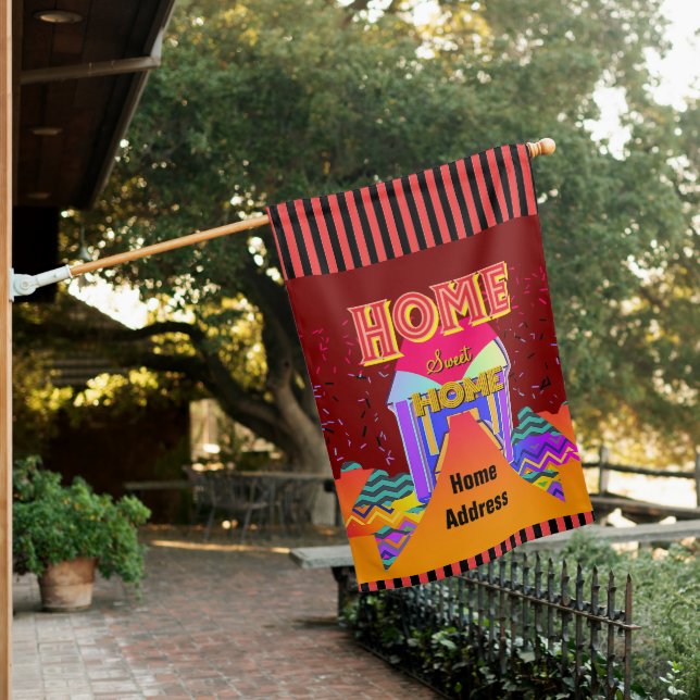 Personalize Home Sweet Home      House Flag (In SItu)