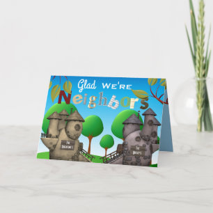 Personalize Homes "Glad We're Neighbors" Thank You Card