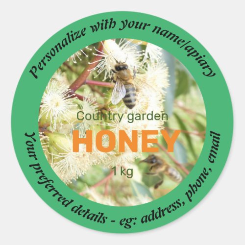 PERSONALIZE HONEY LABELS FOR BEEKEEPER APIARY