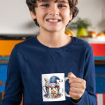 Personalize Hot Cocoa  Two-Tone Coffee Mug<br><div class="desc">A Happy Hanukkah Personalized Cocoa Mug For Kids Or Adults</div>