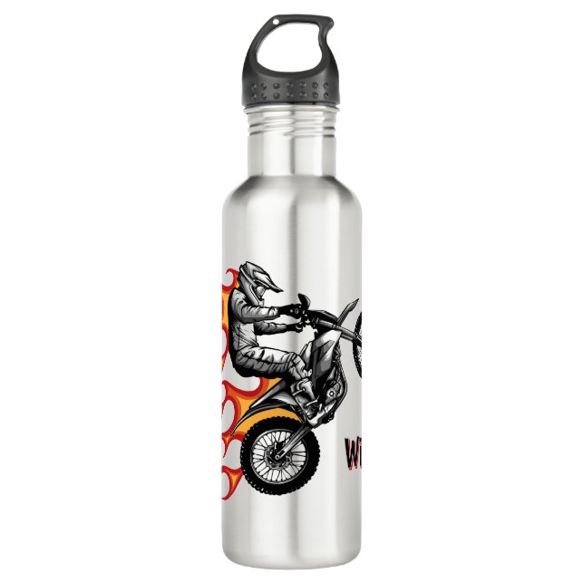 Personalize Hot Ride Water Bottle (Front)