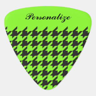 Personalize Houndstooth (Choose your color) Guitar Pick