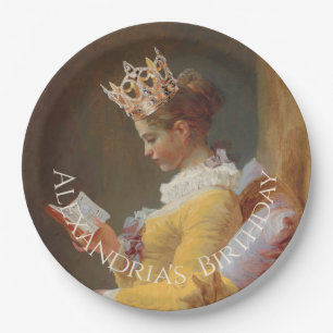 Personalize How to be a Queen Happy birthday Paper Plates