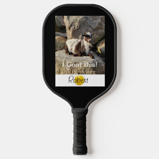 Personalize I Goat this one Pickleball Paddle (Front)