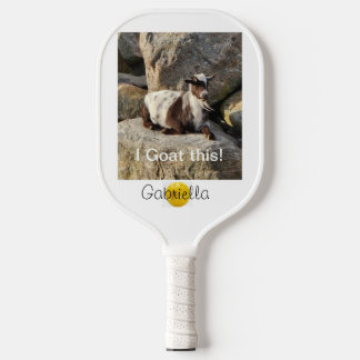 Personalize I Goat this one Pickleball Paddle