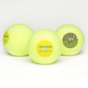 Personalize I Like Big Bowls And I Cannot Lie Dog Tennis Balls