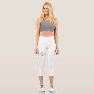 Personalize I Love My BFF • You = ♥ Capri Leggings