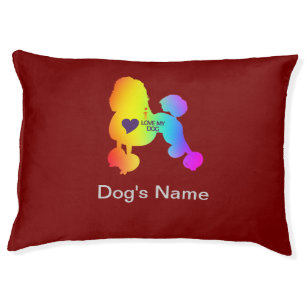 Personalize I Love My Dog  Pet Bed