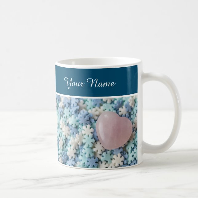 Personalize I love you with hearts! Coffee Mug (Right)