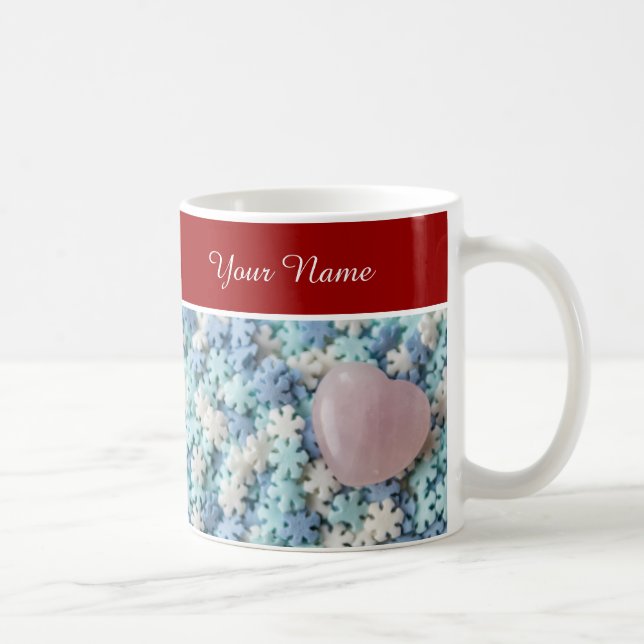 Personalize I love you with hearts! Coffee Mug (Right)