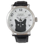 Personalize I See Cat Click Pick Your Color Dial Watch at Zazzle