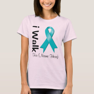 Personalize I Walk For PCOS Awareness T-Shirt