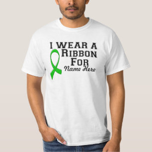 Personalize I Wear a Green Ribbon T-Shirt