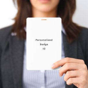 Personalize ID Badge