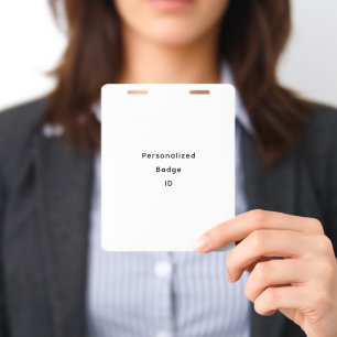 Personalize ID Badge