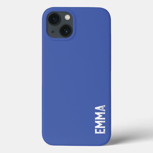 Personalize in Blue: Add Your Name to Our Stylish Case-Mate iPhone Case (Back)