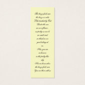 Personalize In Loving Memory Photo Bookmark (Back)