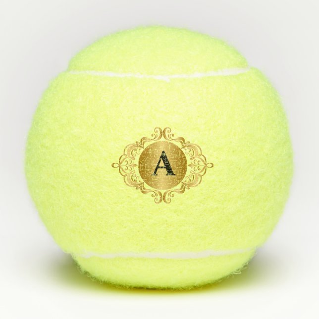 Personalize Initial Tennis Ball - Version 1 (Front)