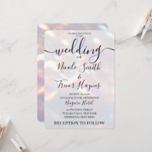 Personalize: Iridescent Lights Wedding