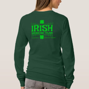 Personalize Irish Drinking Team St. Patrick's Day T-Shirt