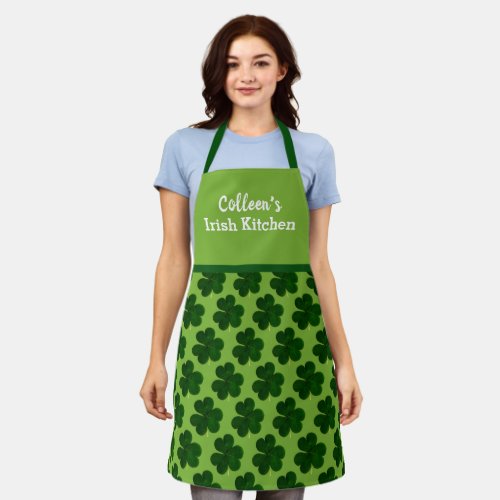 Personalize Irish Kitchen St Patricks Day Apron