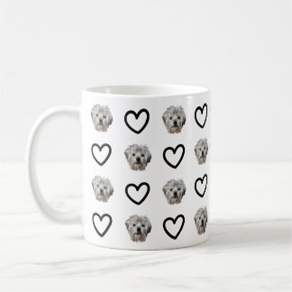 Personalize It! Black Heart Pet Photo Coffee Mug