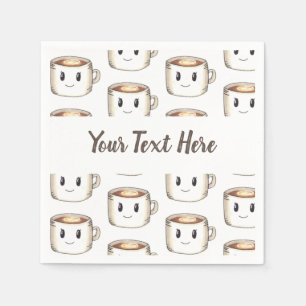 Personalize It! Coffee Themed Napkins