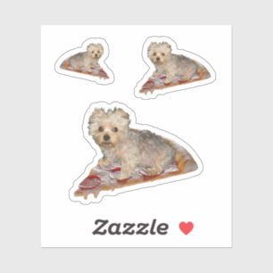 Personalize It! Flying Pizza Pet Sticker