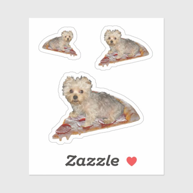 Personalize It! Flying Pizza Pet Sticker (Sheet)