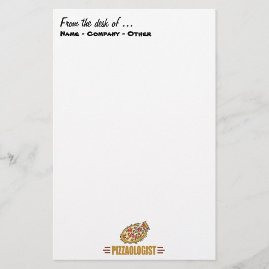 Personalize It! Funny Pizza Love Pizzaologist (Front)