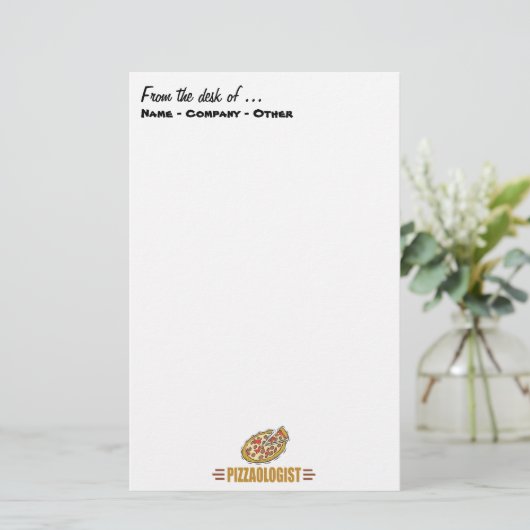 Personalize It! Funny Pizza Love Pizzaologist (Standing Front)