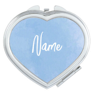 Personalize it! Heart Shaped Compact Mirror