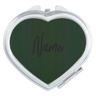 Personalize it! Heart Shaped Compact Mirror