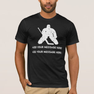 Personalize it, Hockey Goalie T-Shirt