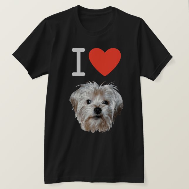 Personalize It! I Love T-Shirt (Design Front)
