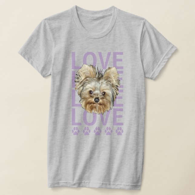 Personalize It! Love Love Paws Pet Photo T-Shirt (Laydown)