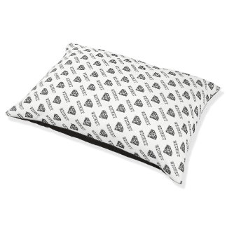 Personalize It! Pet Name & Diamond Icon Throw Bed