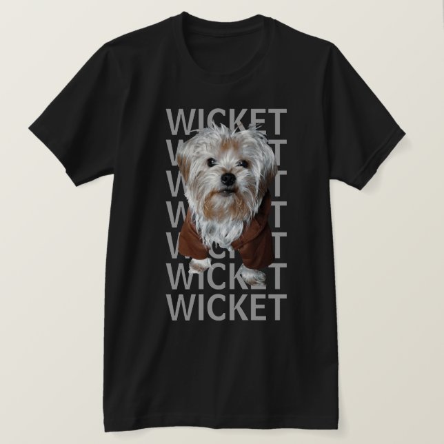 Personalize It! Pet Name Repeat With Photo T-Shirt (Design Front)