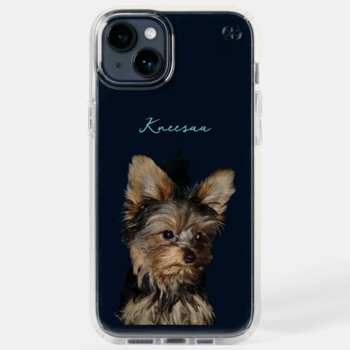 Personalize It Transparent Photo And Name  Speck iPhone 14 Plus Case