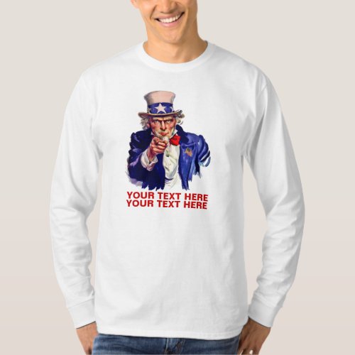 Personalize It Uncle Sam T_Shirt