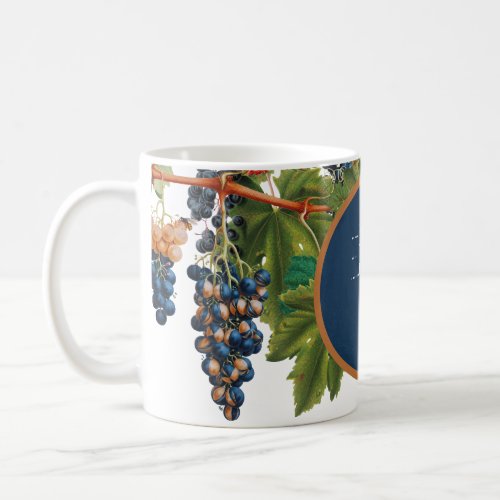 PERSONALIZE IT Vintage grapevine illustration  Coffee Mug