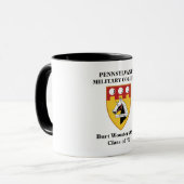 PERSONALIZE IT - WHITE PMC SEAL Mug with BLK Trim (Front Left)