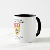 PERSONALIZE IT - WHITE PMC SEAL Mug with BLK Trim (Front Right)