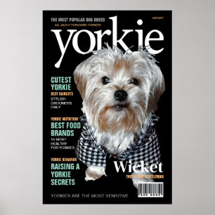 Personalize It! Yorkie Mag Poster